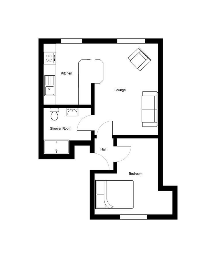 Fort Crescent - Margate Apartment ภายนอก รูปภาพ